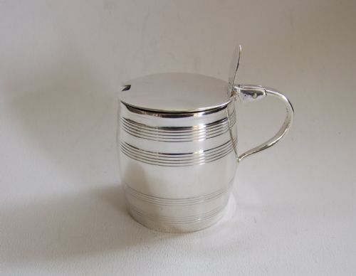 An 18th Century Silver Mustard Pot by Robert Hennell.