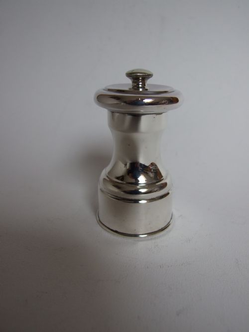 A Fine Victorian Silver Pepper Grinder