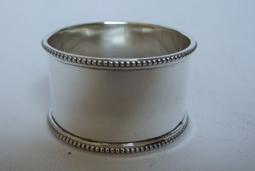 A Lovely Victorian Silver Napkin Ring.