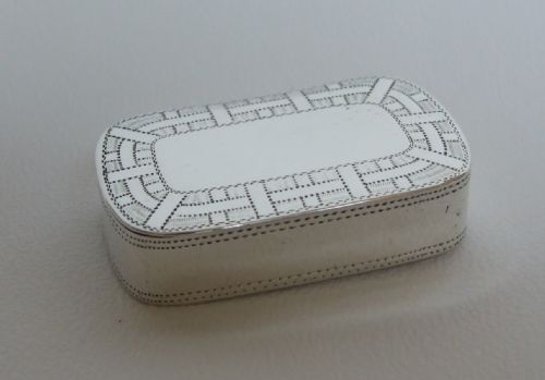 A Delightful Georgian Silver Patch Box.