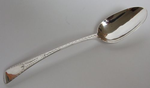 Rare Exeter Silver Georgian Tablespoon.