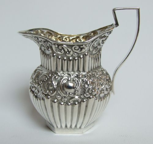 A Delightful Victorian Silver Cream Jug.
