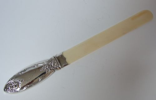 A Charming Edwardian Silver Page Turner.