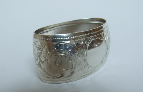 A Gorgeous Chester Silver Edwardian Napkin Ring.