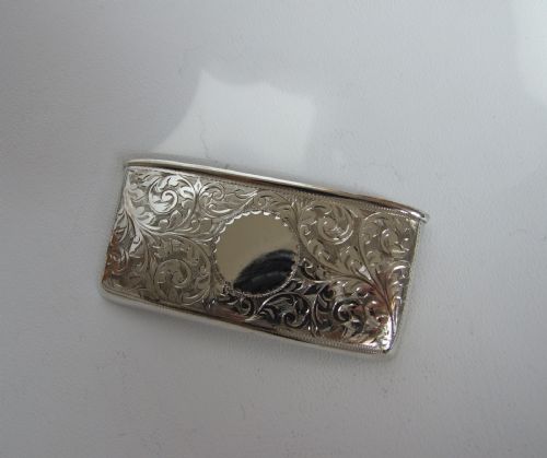 A Handsome Silver Gilt Card Case.