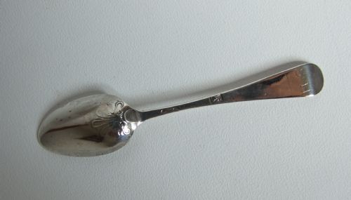 A George II Silver Fancy-back Teaspoon.