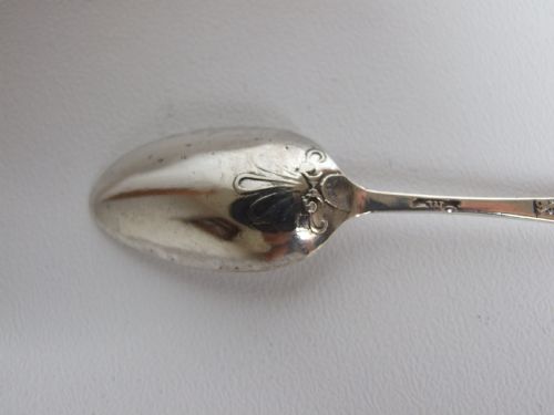 fig 1. A George II silver fancy-back teaspoon.