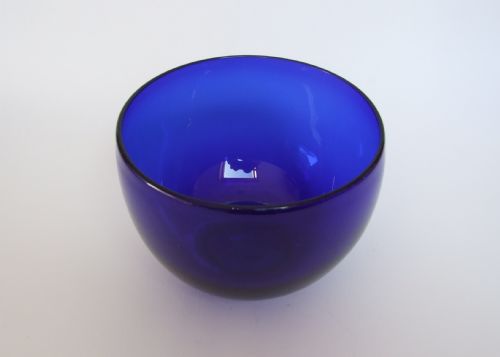 A Handsome Victorian Bristol Blue Finger Bowl.