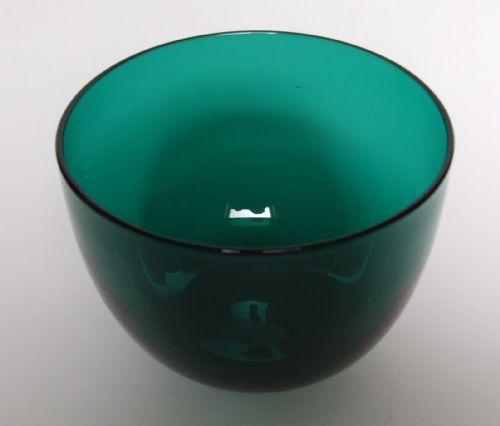A Handsome Victorian Aqua Green Glass Finger Bowl.