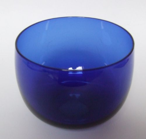 A Handsome Victorian Bristol Blue Finger Bowl.