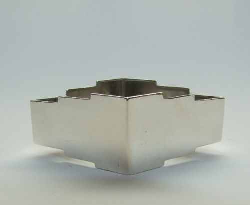 A Stylish Art Deco Silver Napkin Ring.