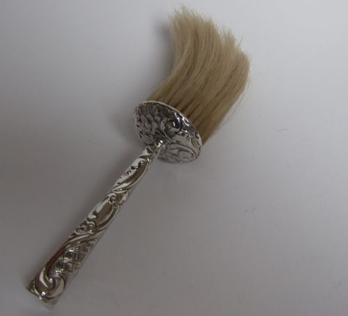 A Charming and Collectable Victorian Silver Hat Brush.