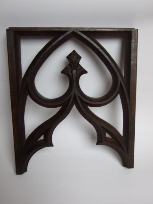 A Splendid Victorian Oak Church Screen Panel.