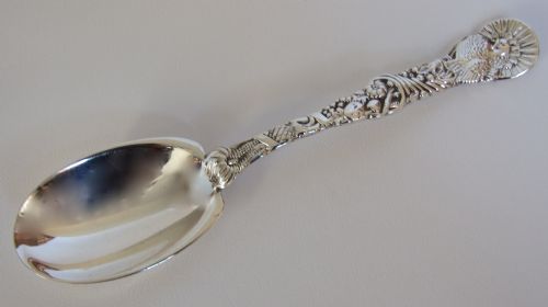 A Magnificent Tiffany & Co. Silver Serving Spoon.