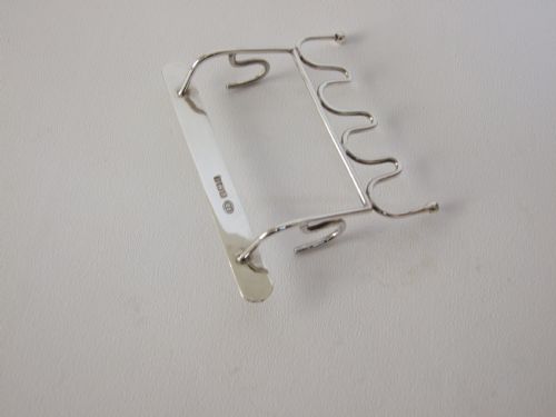fig 1. An interesting collector's silver travelling jewellery holder/stand.
