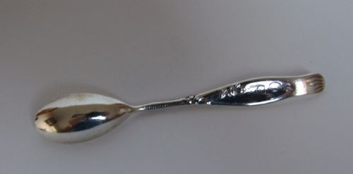 fig 1. A wonderful Tiffany & co silver condiment spoon.