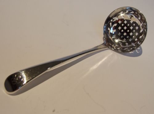 A Late 18th Century Silver Sifter Spoon.