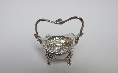fig 1. A superb 19th Century silver sweetmeat basket.