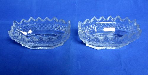 A Superb Pair of Anglo/irish Regency Period Sweetmeat Dishes