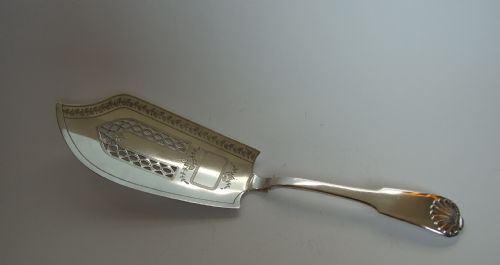 A Handsome Georgian Silver Fish Slice.