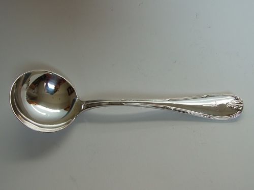 A Handsome Mappin & Webb Silver Gravy/sauce Ladle.