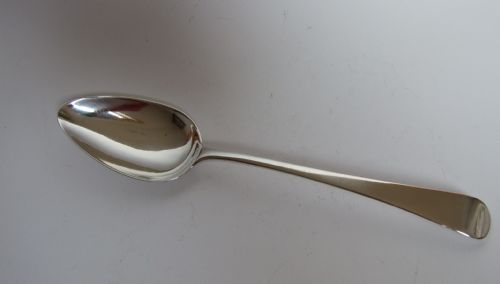 A Good 18th Century Silver Serving Spoon.