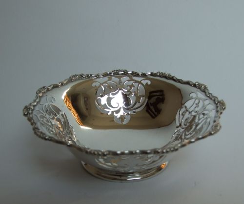 A Gorgeous Pierced Silver Sweetmeat Dish.