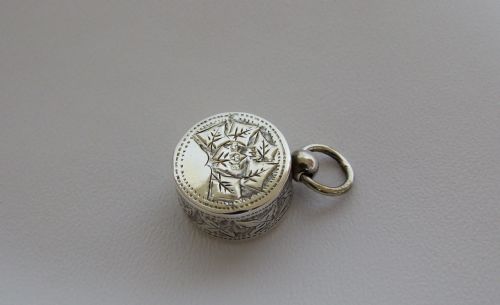fig 1. A rare Chester silver Edwardian half sovereign case.