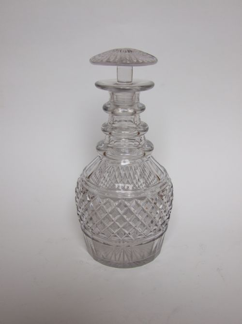A Handsome Regency Cut Glass Decanter.
