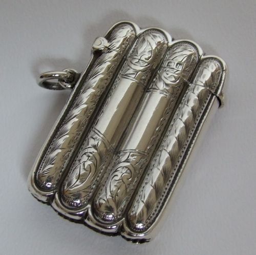 A Rare Edwardian Novelty Silver Vesta.