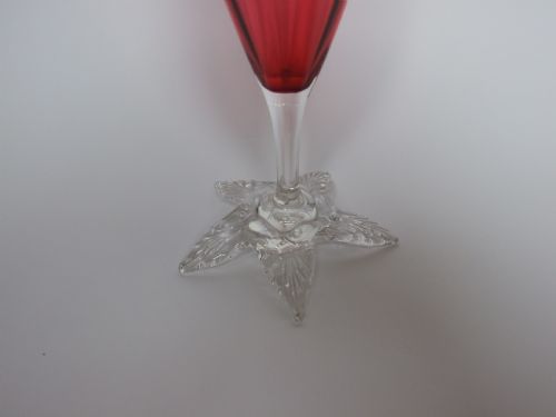 fig 1. A charming Victorian cranberry bud vase.