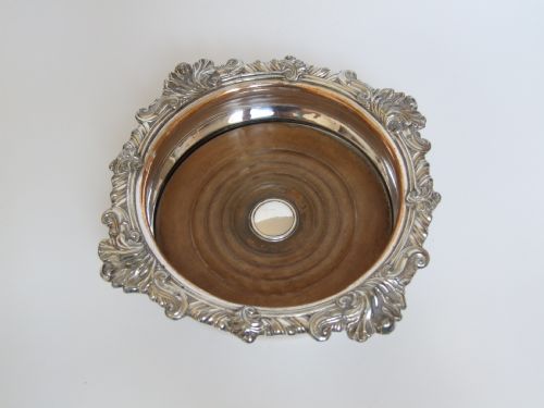 A William IV Old Sheffield Plate Bottle or Decanter Coaster.