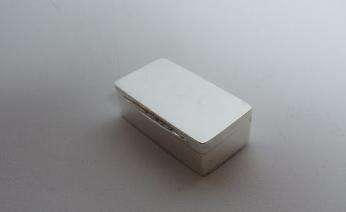 A Rare George V Silver Vesta Box.