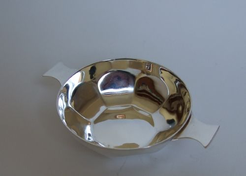 A Handsome Art Deco Silver Quaiche.