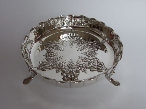 A Fabulous Chester Silver Victorian Footed Bowl.