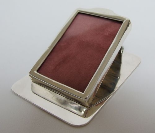 Rare Silver Photo Frame/desk Letter Clip.