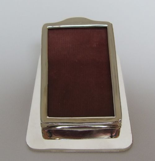 fig 1. Rare silver photo frame/desk letter clip.