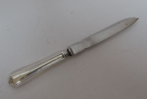 A Useful Silver Handled Art Deco Letter Opener.