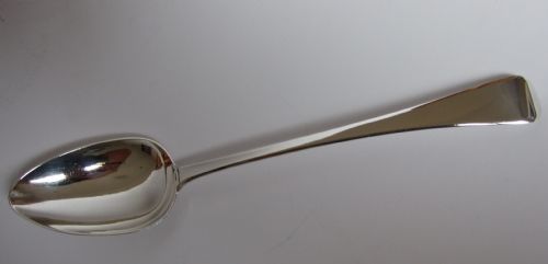 A Handsome Georgian Silver Stuffing/basting Spoon.