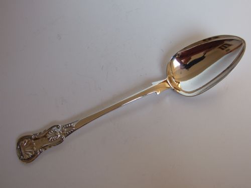 A Rare Victorian Newcastle Silver Stuffing/gravy Spoon.