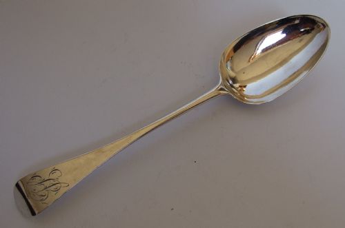 A Fine Early George III Silver Serving Spoon.