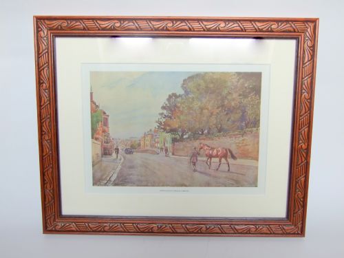 A Vintage Newmarket Print by Lionel Edwards.