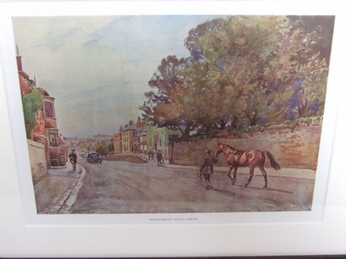 fig 1. A vintage Newmarket print by Lionel Edwards.