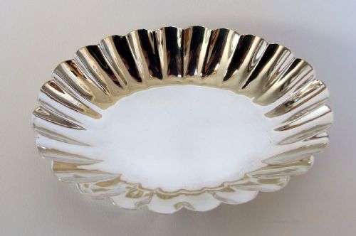 A Superb Victorian Silver Cufflinks Dish.