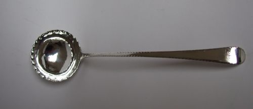 A Magnificent George II Silver Soup Ladle.
