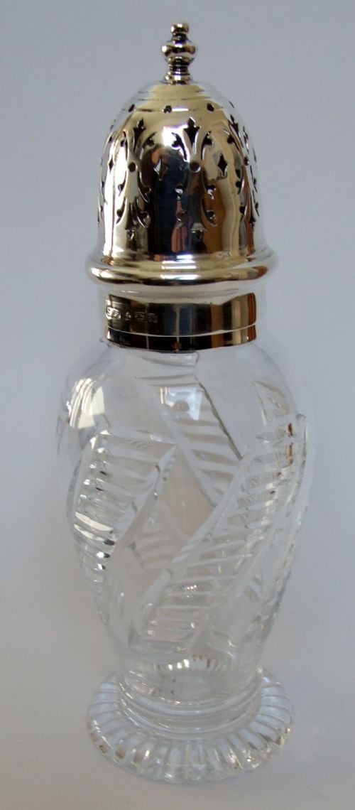 A Handsome Silver Mounted Sugar Caster.
