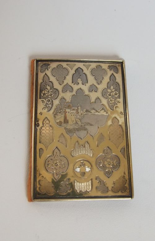 A Spectacular French Silver Gilt Aide Memoire.