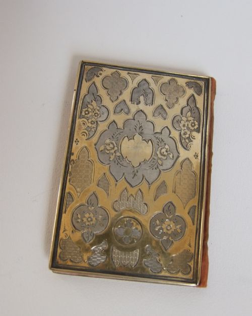 fig 1. A spectacular French silver gilt aide memoire.