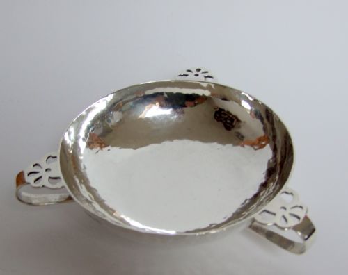 A Fabulous Arts & Crafts Edwardian Silver Dish.