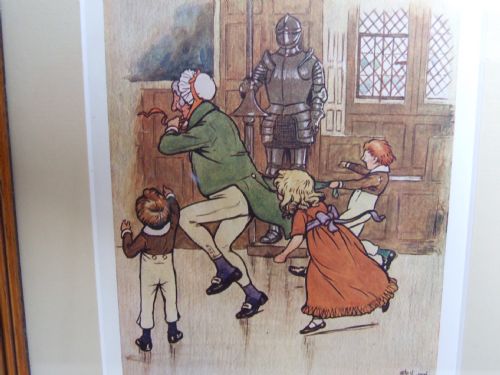 fig 1. A charming Edwardian Christmas print by Cecil Aldin.